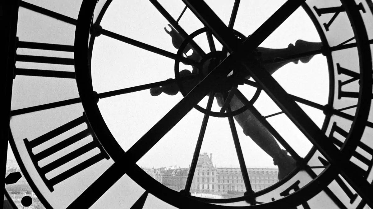 Clock in Orsay Museum in Paris